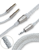 Meze Audio 99 series Silver Plated upgrade cable 3,5mm - 1,2m (80)