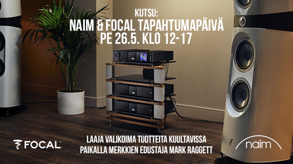 Kruunuradio Naim&Focal Uutiskirje