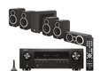 Q Acoustics Kotiteatteripaketti Denon AVR-S660H + Q Acoustics Q3010i cinema pack 5.1, musta (120x80)