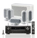 Q Acoustics Kotiteatteripaketti Denon AVR-X1700H + Q Acoustics Q7000i 5.1 kaiutinsarja, valkoinen (120x80)