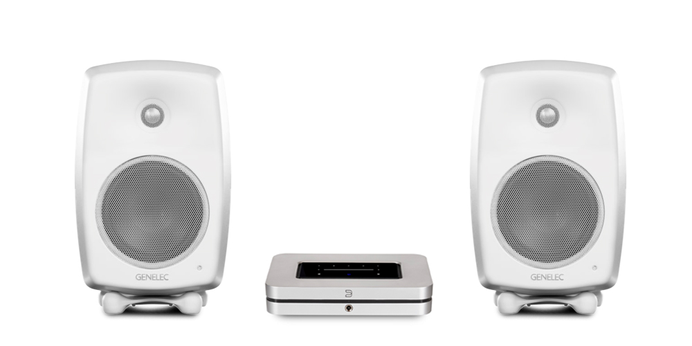 Genelec Bluesound NODE X + Genelec G Three pari (120x80)