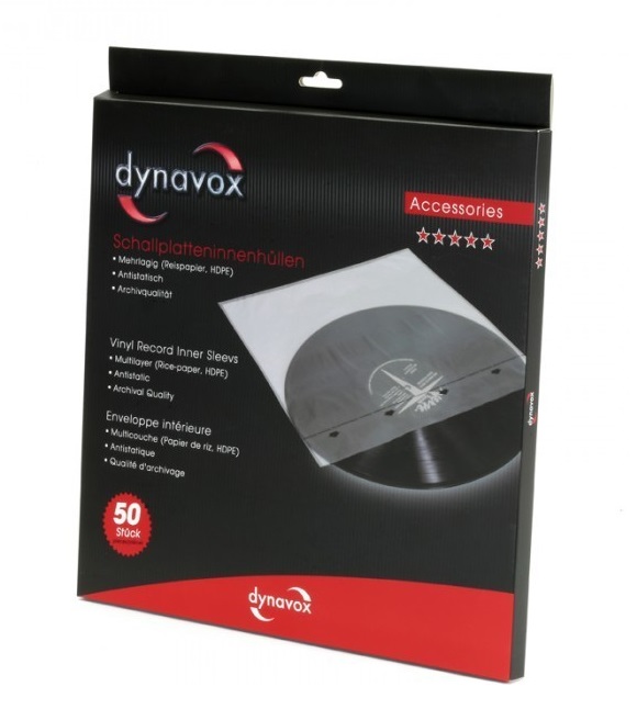 Dynavox Vinyylilevyjen sisäpussit (50 kpl) (80)