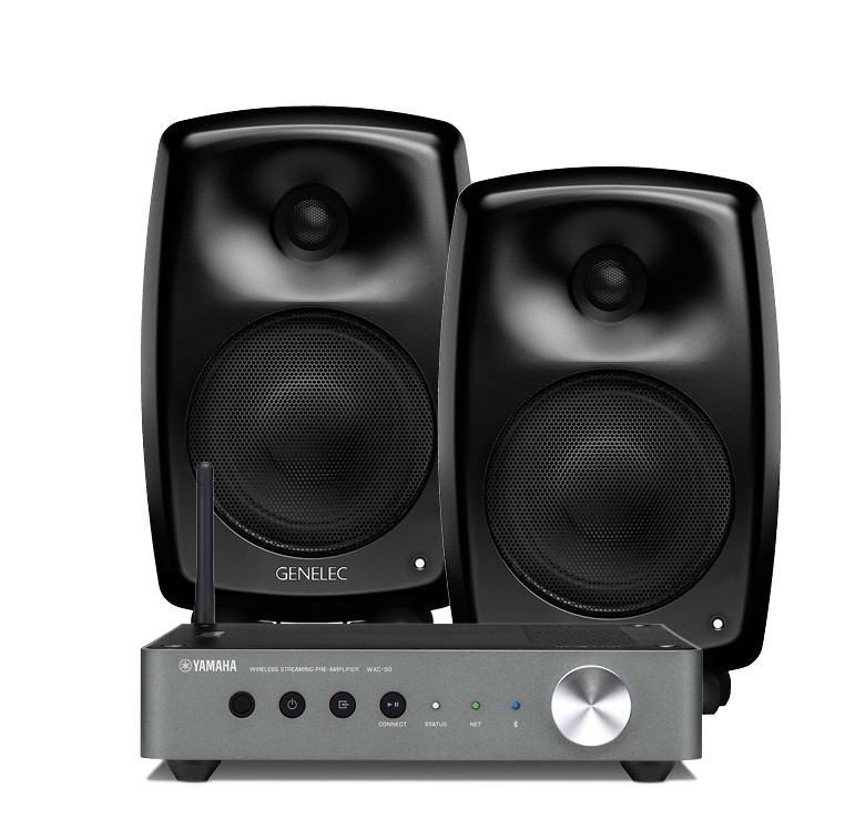 Genelec G Three + Yamaha WXC-50 (120x80)
